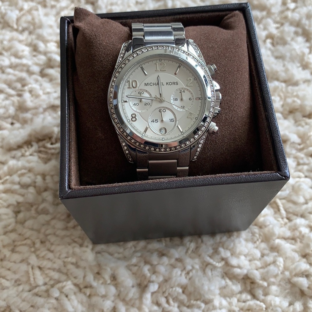 Silver Michael Kors watch